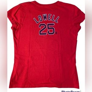Red SOX, MIKE LOWELL, COTTON TEE SHIRT